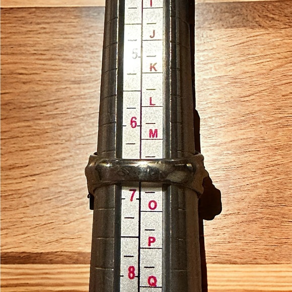 Beautiful Mandarin Garnet Solid Sterling Silver Ring - Picture 7 of 13